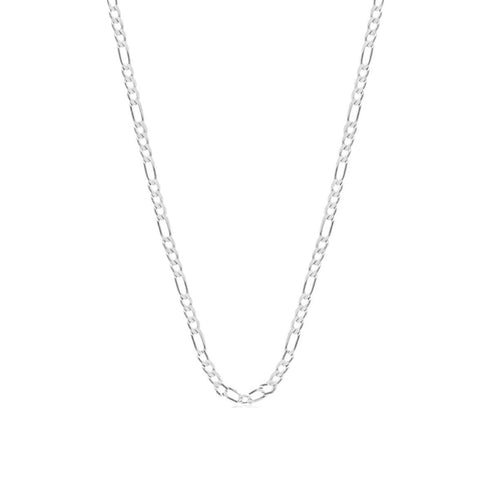 GRECIAN CHAIN NECKLACE SILVER